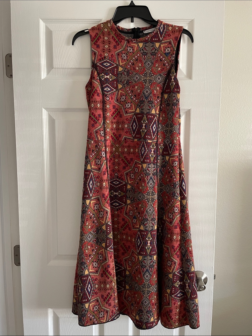 Zara Geometric Pattern Dress